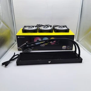 CORSAIR iCUE H150i ELITE CAPELLIX XT 3x120mm Liquid CPU Cooler *READ* - Afbeelding 1 van 3