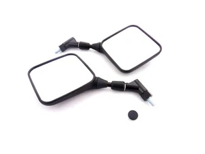 Mirroirs rétroviseur Paire Noir pour SUZUKI DR 350 S 1990-1994 - Photo 1/2