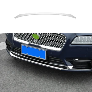 For Lincoln Continental 2017-21 Chrome Steel Front Bumper Bottom Protector Strip - Picture 1 of 7