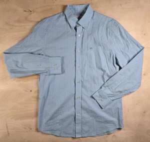 Southern Tide Shirt Mens Medium Blue Green Plaid Button Down Stretch Long Sleeve - Picture 1 of 14