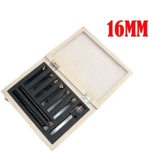 16mm 9pc Indexable Carbide Turning Tools,Lathe Cutting Tools Set for DIY0816 NEW - Picture 1 of 6