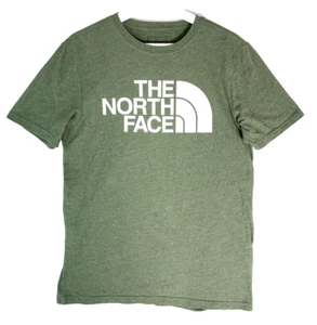 The North Face Logo Standard Fit T-Shirt Men's Size Small Olive Green - Picture 1 of 10