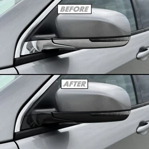 Vinilo apagón eliminación de cromo para Jeep Compass 2017-25 moldura de espejo retrovisor - Imagen 1 de 4