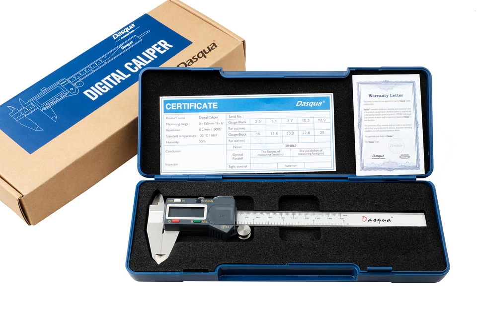Dasqua absolute digital vernier 0-8"/0-200mm 2210-8115 by rdgtools - Image 1 of 1