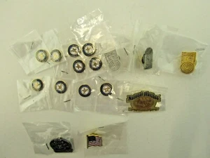 Lot Of 5 Camp Perry National Matches Lapel Pin 1 Flag Pin And 10 Small Tokens - Picture 1 of 11
