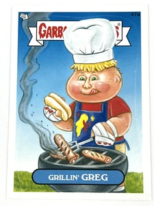 2012 Topps Garbage Pail Kinder brandneu Serie 1 #47a Grilln' GREG - Bild 1 von 2