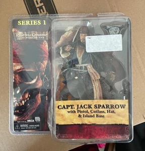 NECA Captain Jack Sparrow Pirates of the Caribbean At World's End Series 1 NIB - Picture 1 of 1