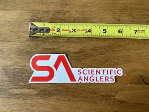 Scientific Anglers Inc Fly Fishing Logo Sticker/Decal Approx 6” New Authentic - Picture 1 of 1