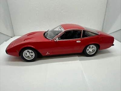 Ferrari 365 GTC4 1971 diecast escala 1/18 KK cupé rojo sin caja *BX6-12 Foto 1 de 4