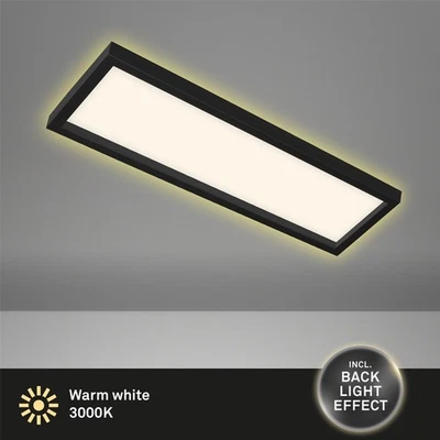 Deckenleuchte Briloner LED Panel Deckenlampe schwarz - Bild 1 von 3