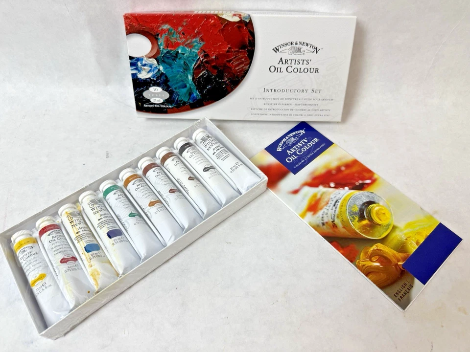 Winsor & Newton Artists Professional Oil Color Introductory Set of 10 NEW IN BOX - Image 1 of 4