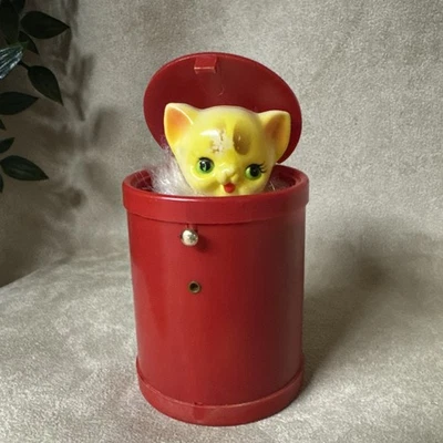 Винтажная гонконгская пищащая игрушка Shackman Pussy Cat Jack в коробке - Изображение 1 из 4