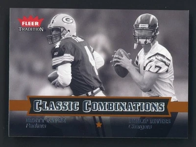 2004 Fleer 经典组合 Brett Favre 名人堂 Philip Rivers 224/250 — 第 1/2 张图片