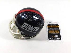 Rosey Brown/Robustelli/Rote/Lynch signierter Mini Football Helm Giants 4 JSA Autos - Bild 1 von 7