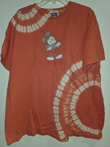 Camiseta Disneyland Resort Naranja Tie Dye Disney Mickey Mouse Hombres Talla XL - Imagen 1 de 5