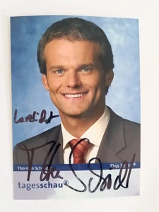 Thorsten Schröder - Das Erste Tagesschau - original Autogramm - ca. 15x10cm - Au - Bild 1 von 1