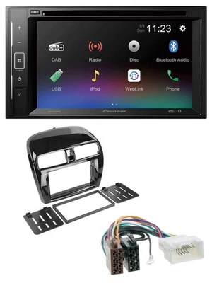 Pioneer Bluetooth MP3 USB 2DIN DAB DVD Autoradio für Mitsubishi SpaceStar Mirage - Bild 1 von 4