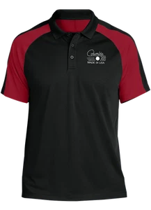 Columbia 300 Bowling Retro White Tournament Polo Black/Red - Picture 1 of 1