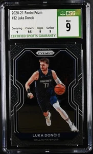 2020-21 Panini Prizm Luka Doncic #32 Basketball CGC 9 - Picture 1 of 2