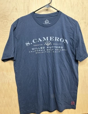 Camiseta Manga Curta Scotty Cameron Milled Putters - Azul Marinho - G - Imagem 1 de 4