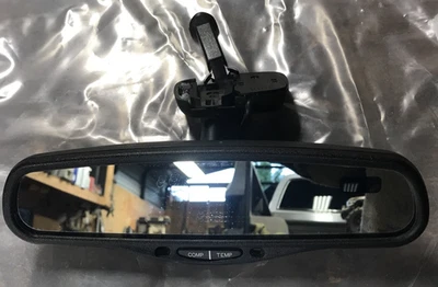 99-02 OEM Silverado Sierra Tahoe Yukon Rear View Mirror Auto Dim Compass Temp - Image 1 of 4