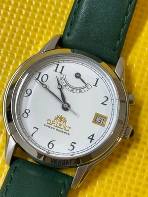 Discontinued Rare Orient Vintage Military Style Automatic Power Reserve Watch  - image 1 of 4