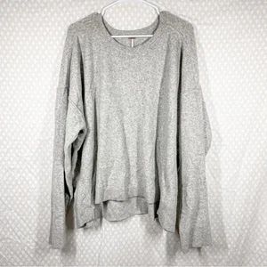 Free People Damen Pullover Gr. XL Grau Luna Pulli Wollmischung Oversized Klassiker - Bild 1 von 5