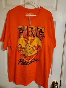 New Nintendo Pokemon Charizard Shirt Größe XL Neu mit Etikett - Bild 1 von 3