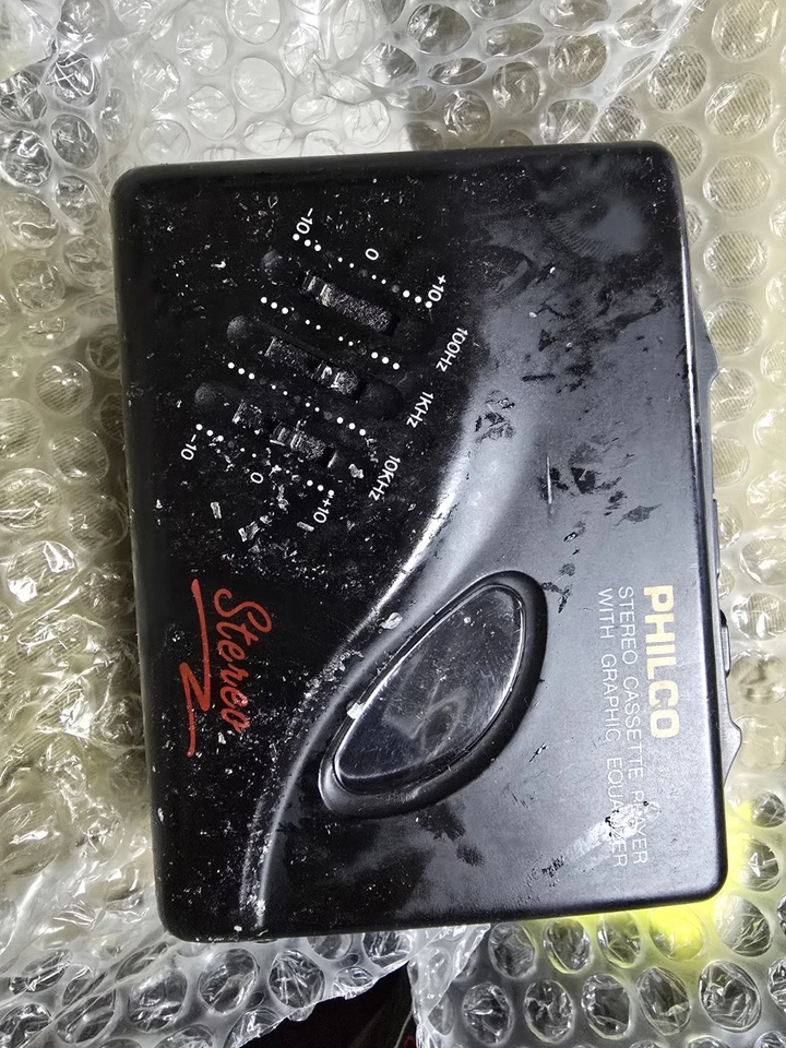 Reproductor de casete Philco 400K vintage con ecualizador gráfico baterías nuevas incluidas Foto 1 de 4