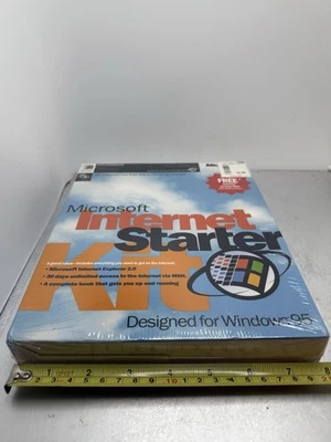 VTG Microsoft Windows 95 Internet Explorer Starter Kit CD (SEALED) - Image 1 of 4