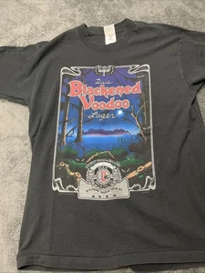 Vintage fruit of the loom 1991 DIXIE blackened voodoo lager shirt mens large - Picture 1 of 17