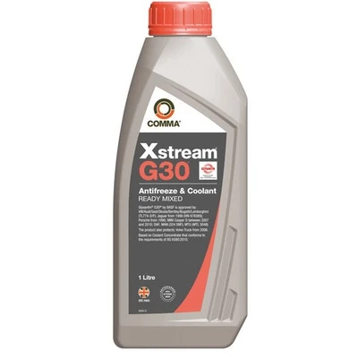 Comma Xstream G30 Antifreeze & Coolant Ready to Use Bottle 1L 1 Litre XSM1L - Image 1 of 4