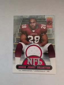 2005 Upper Deck Rookie Materials J.J. Arrington #R14 MEM Arizona Cardinals - Foto 1 di 2