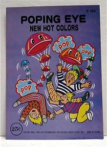 Vintage Poping Hot Color Eye Gumball Vending Machine Toy Sign Old Store Stock - Imagen 1 de 1