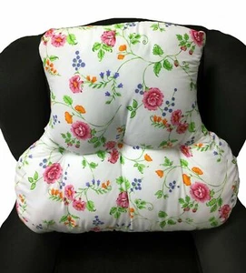 Summer Garden Floral BACK & LUMBAR POSTURE SUPPORT CUSHION **Made in the UK** - Picture 1 of 2