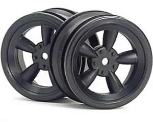 HPI 3816 Vintage 5 Radios 26mm Negro 0mm Offset (2) - Imagen 1 de 1