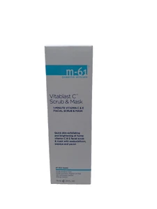 M-61  Powerful Skincare Vitablast C Scrub & Mask ~ 2.5 oz/ 75ml/BNIB - Picture 1 of 3