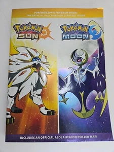 Pokemon Ultra Sun and Moon Official Strategy Guide Book Alola Region NO MAP - Picture 1 of 8