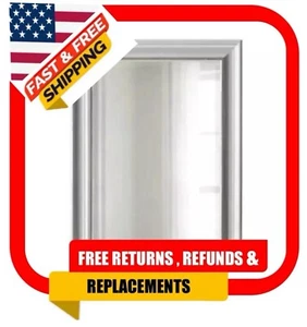 Medium Rectangle Silver Beveled Glass Classic Mirror (31 in. H x 23 in. W) - Picture 1 of 3