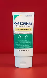 Vanicream Gesichtsfeuchtigkeitscreme mit LSF 30 mineralischer Sonnencreme 2,5 flüssige Unzen - Ablaufdatum: 06/26 - Bild 1 von 1