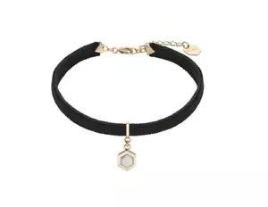 Pulsera CLUSE Amourette Oro/Negro Terciopelo y Mármol CLJ13002 - Imagen 1 de 6