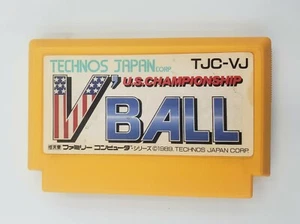 Campeonato de Estados Unidos V'Ball Original Famicom FC Japón Importación Vendedor de Estados Unidos - Imagen 1 de 3