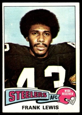 1975 TOPPS FRANK LEWIS B PITTSBURGH STEELERS #71 - Image 1 of 2