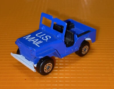 Vintage 1976 Lesney Matchbox SLEET-N-SNOW U.S. Mail Jeep Rare Original England + - Image 1 of 4