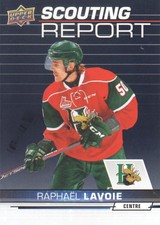 2018-19 Upper Deck CHL Hockey Scouting Report #SR-8 Raphael Lavoie
