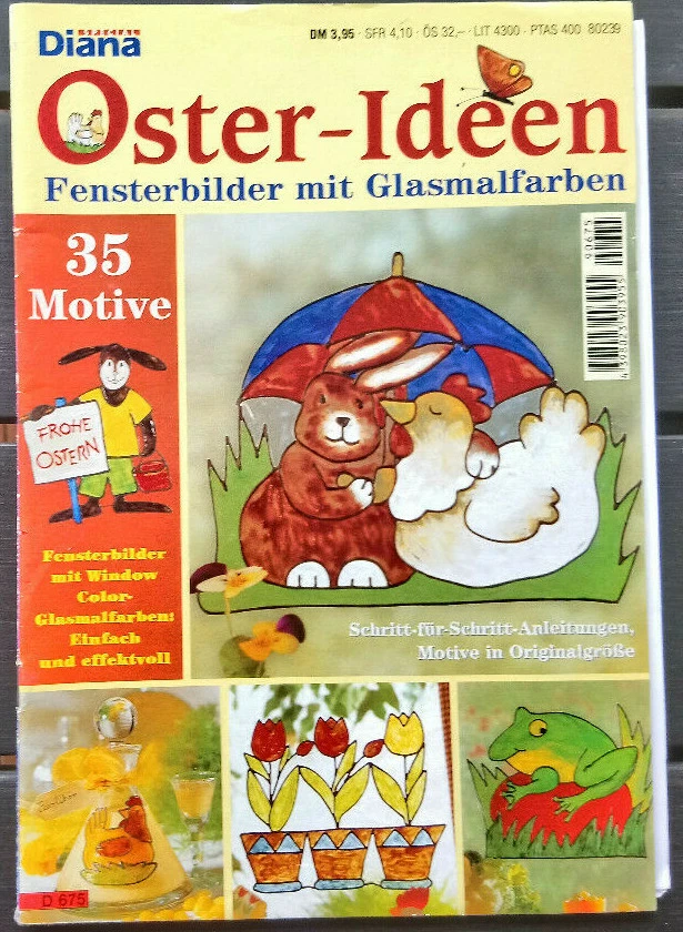 Oster-Ideen - Fensterbilder mit Glasmalfarben - Diana Sonderheft - 35 Motive - Bild 1 von 1