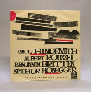 Hindemith, Roussel, Britten, Honegger [LP] 1965 Czech Supraphon DV 6072 - Imagen 1 de 4