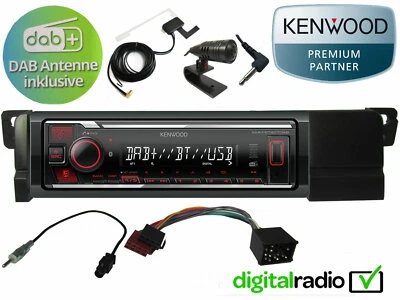 Kenwood Radio passend für BMW E46 3er USB DAB+ Bluetooth Radio Blende Adapter - Bild 1 von 4