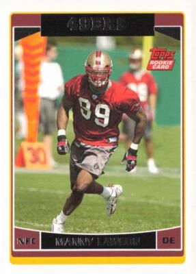 2006 Topps #314 Manny Lawson - Image 1 of 2