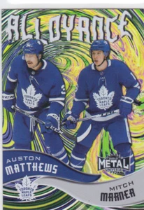 20/21 SKYBOX METAL UNIVERSE..MATTHEWS / MARNER..ALLOYANCE..# AL-5..MAPLE LEAFS - Picture 1 of 1